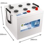 6TN VARTA PROMOTIVE HEAVY DUTY J3 12V 125Ah 625023000